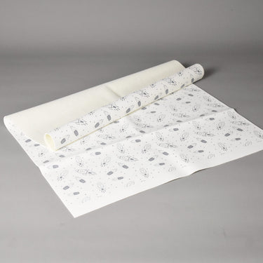 Mattress Protector / Rubber Sheet White Rocket Design